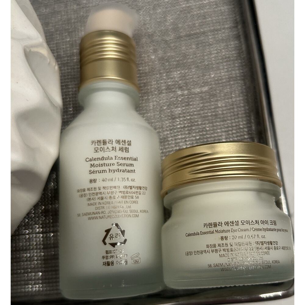 NEW The Face Shop Calendula Moisture Serum And Eye Cream Set - Picture 5 of 7
